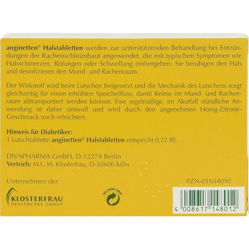 ANGINETTEN Halstabletten