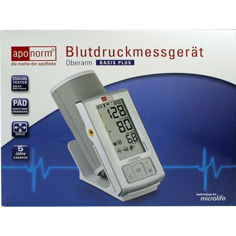 APONORM Blutdruckmessgerät Basis Plus Oberarm