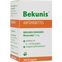 BEKUNIS Dragees Bisacodyl 5 mg magensaftres.Tabl.