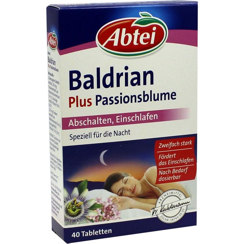 ABTEI Baldrian plus Passionsblume überz.Tabl.