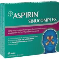 ASPIRIN SINUCOMPLEX 500mg/30mg Gra.Sus.-Herst.Btl.