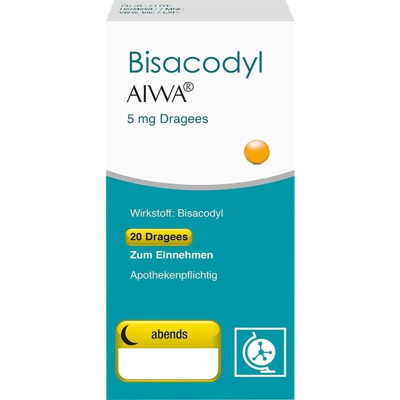 BISACODYL AIWA 5 mg Dragees