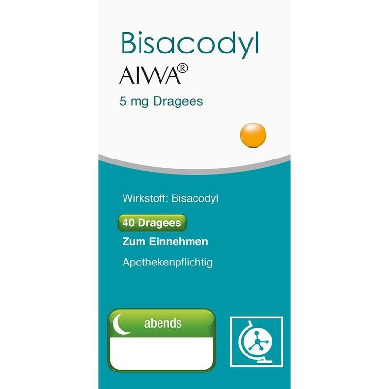 BISACODYL AIWA 5 mg Dragees