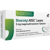 BISACODYL ADGC Laxans 5 mg magensaftres.Tabletten