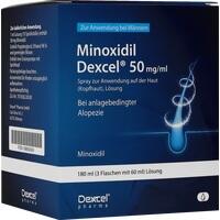 MINOXIDIL Dexcel 50 mg/ml Spray z.Anw.a.d.Kopfhaut